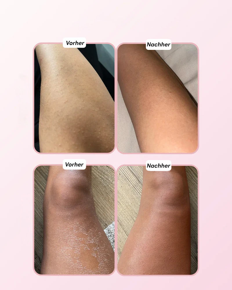 Zijden exfoliërende handschoen met +15 voordelen - Roze